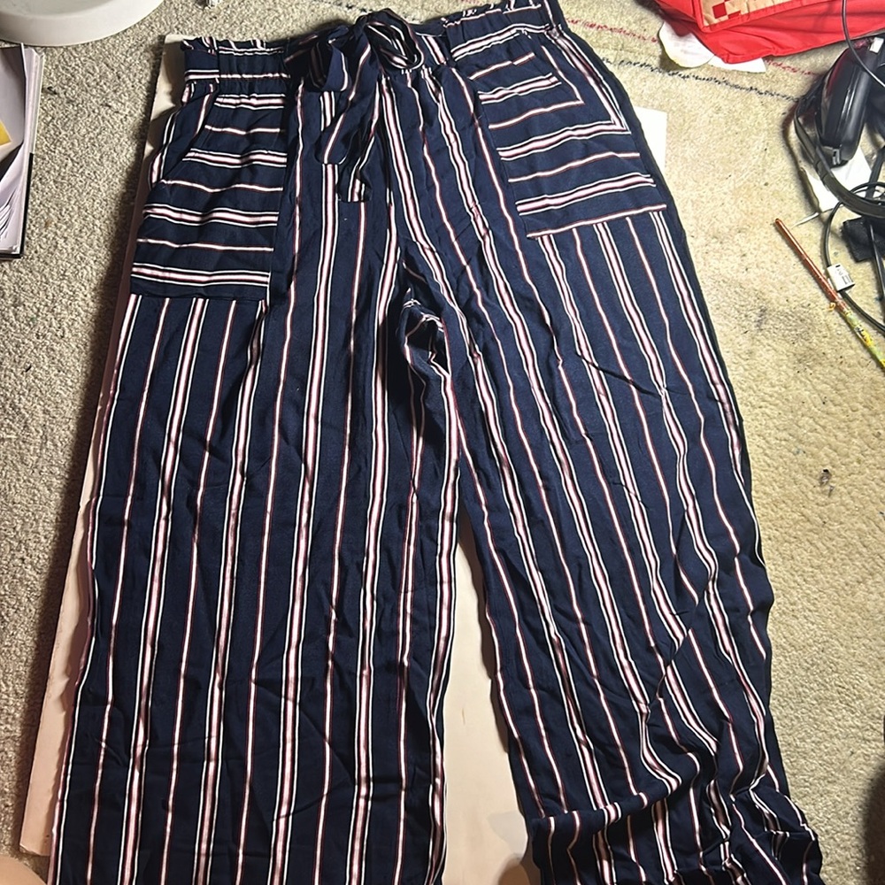 Joe B X-Large Navy-blue, White and Red pants